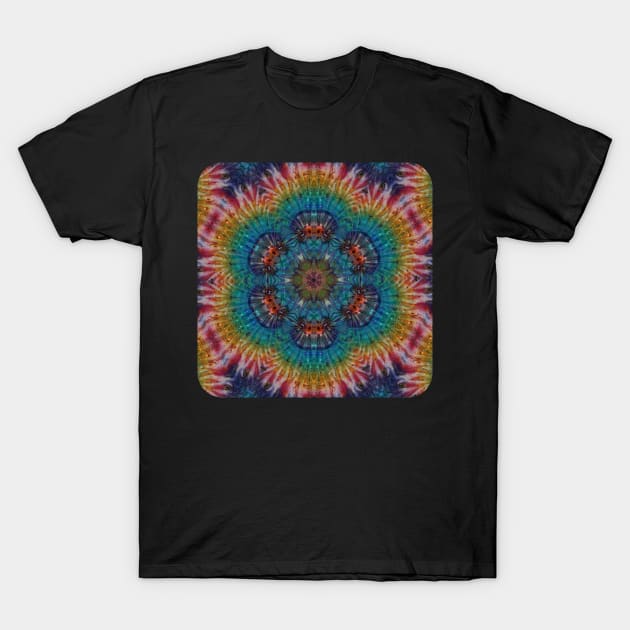 Psychedelic Kaleidoscopic Multi-Color Mandala Number 1 T-Shirt by SpotterArt